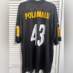 Steelers Number 43 Polamalu Jersey